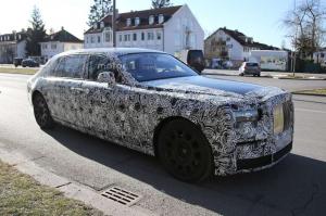 Шпионские снимки Rolls-Royce Phantom 2017 года 