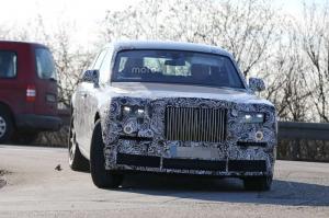 Шпионские снимки Rolls-Royce Phantom 2017 года 