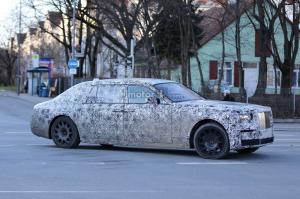 Шпионские снимки Rolls-Royce Phantom 2017 года 