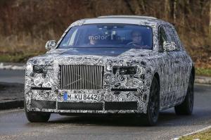 Шпионские снимки Rolls-Royce Phantom 2017 года 