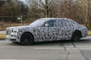 Шпионские снимки Rolls-Royce Phantom 2017 года 