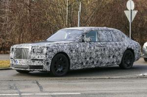 Шпионские снимки Rolls-Royce Phantom 2017 года 