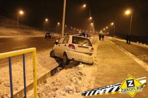 Из-за сильного гололеда в Алматы произошло массовое ДТП 