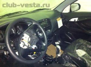 Шпионские фотографии интерьера Lada Vesta