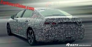 Новый седан Citroen C6 проходит дорожные тесты в КНР