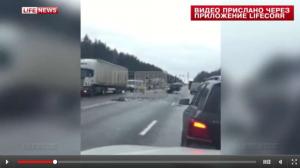 Три человека за 15 минут погибли на одном участке трассы под Москвой