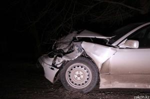 В Алматинской области столкнулись Lexus и Mitsubishi 