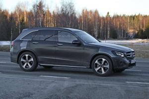 Шпионские снимки Mercedes-Benz GLC-Class 2016 года 