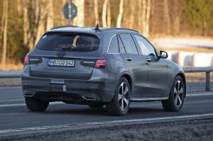 Шпионские снимки Mercedes-Benz GLC-Class 2016 года 