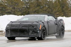 Начались испытания кабриолета Chevrolet Camaro ZL1