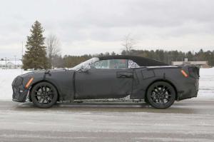 Шпионские снимки Chevrolet Camaro ZL1 Convertible 2017 года 