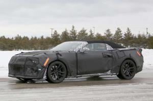 Шпионские снимки Chevrolet Camaro ZL1 Convertible 2017 года 