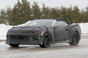 Шпионские снимки Chevrolet Camaro ZL1 Convertible 2017 года 