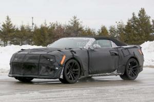 Шпионские снимки Chevrolet Camaro ZL1 Convertible 2017 года 