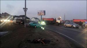 ДТП на Минской кольцевой: столкнулись пять автомобилей 