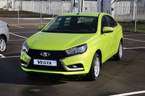 Lada Vesta впервые вошла в топ-10 самых популярных автомобилей