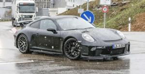 Обновлённое купе Porsche 911 GT3 2017 замечено на тестах в Германии