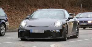 Обновлённое купе Porsche 911 GT3 2017 замечено на тестах в Германии