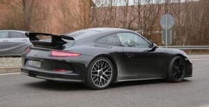 Обновлённое купе Porsche 911 GT3 2017 замечено на тестах в Германии