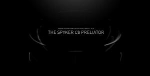 Компания Spyker анонсировала мировой дебют новой модели C8 Preliator