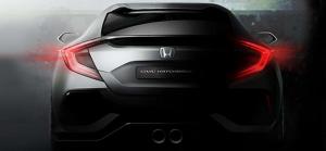 Honda опубликовала первое изображение нового Civic в кузове хэтчбек