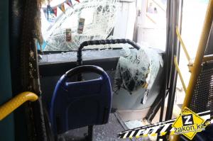 В Алматы автобус врезался в Газель 