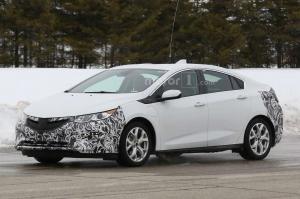 Шпионские снимки Opel Ampera 2017 года 