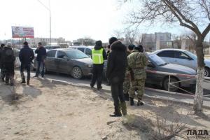 В Актау столкнулись четыре автомобиля 