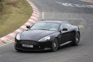 Шпионские снимки Aston Martin DB9 2017 года 