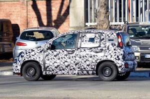 Шпионские снимки Fiat Panda 2017 года 