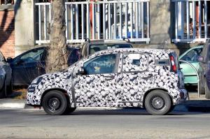 Шпионские снимки Fiat Panda 2017 года 