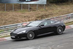Шпионские снимки Aston Martin DB9 2017 года 