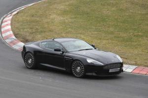 Шпионские снимки Aston Martin DB9 2017 года 