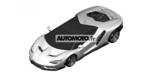 В Сети опубликованы патентные изображения Lamborghini Centenario