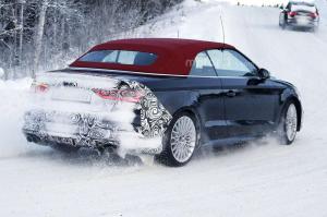 Шпионские снимки Audi S3 Cabrio 2017 года 