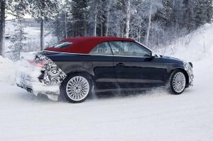 Шпионские снимки Audi S3 Cabrio 2017 года 