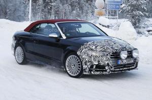 Шпионские снимки Audi S3 Cabrio 2017 года 