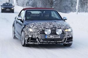 Шпионские снимки Audi S3 Cabrio 2017 года 