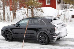 Шпионские снимки Porsche Cayenne 2017 года 