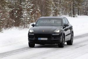 Шпионские снимки Porsche Cayenne 2017 года 