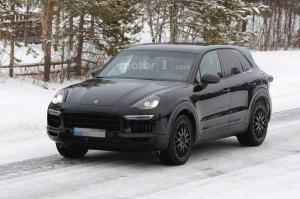 Шпионские снимки Porsche Cayenne 2017 года 