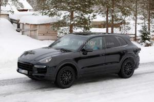 Шпионские снимки Porsche Cayenne 2017 года 