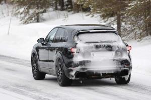 Шпионские снимки Porsche Cayenne 2017 года 