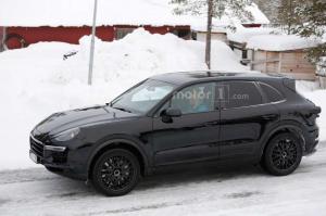 Шпионские снимки Porsche Cayenne 2017 года 
