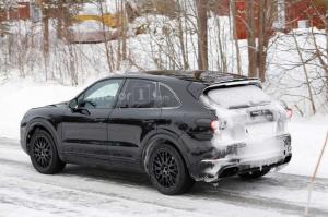 Шпионские снимки Porsche Cayenne 2017 года 