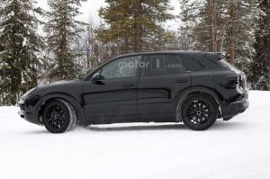 Шпионские снимки Porsche Cayenne 2017 года 