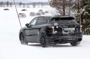 Шпионские снимки Porsche Cayenne 2017 года 