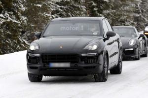Шпионские снимки Porsche Cayenne 2017 года 