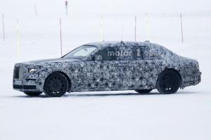 Шпионские снимки Rolls-Royce Phantom 2018 года 