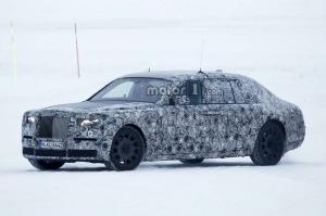Шпионские снимки Rolls-Royce Phantom 2018 года 